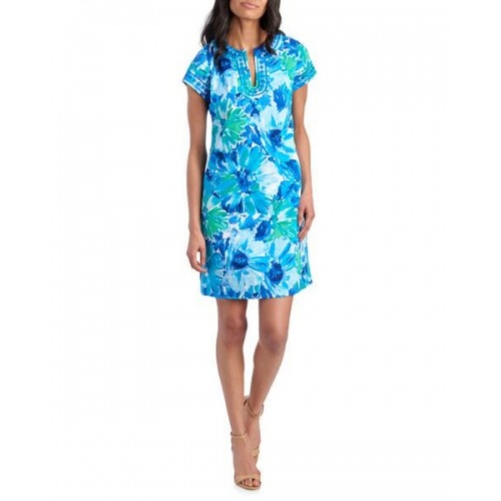 pappagallo Island Blue Dress NWT